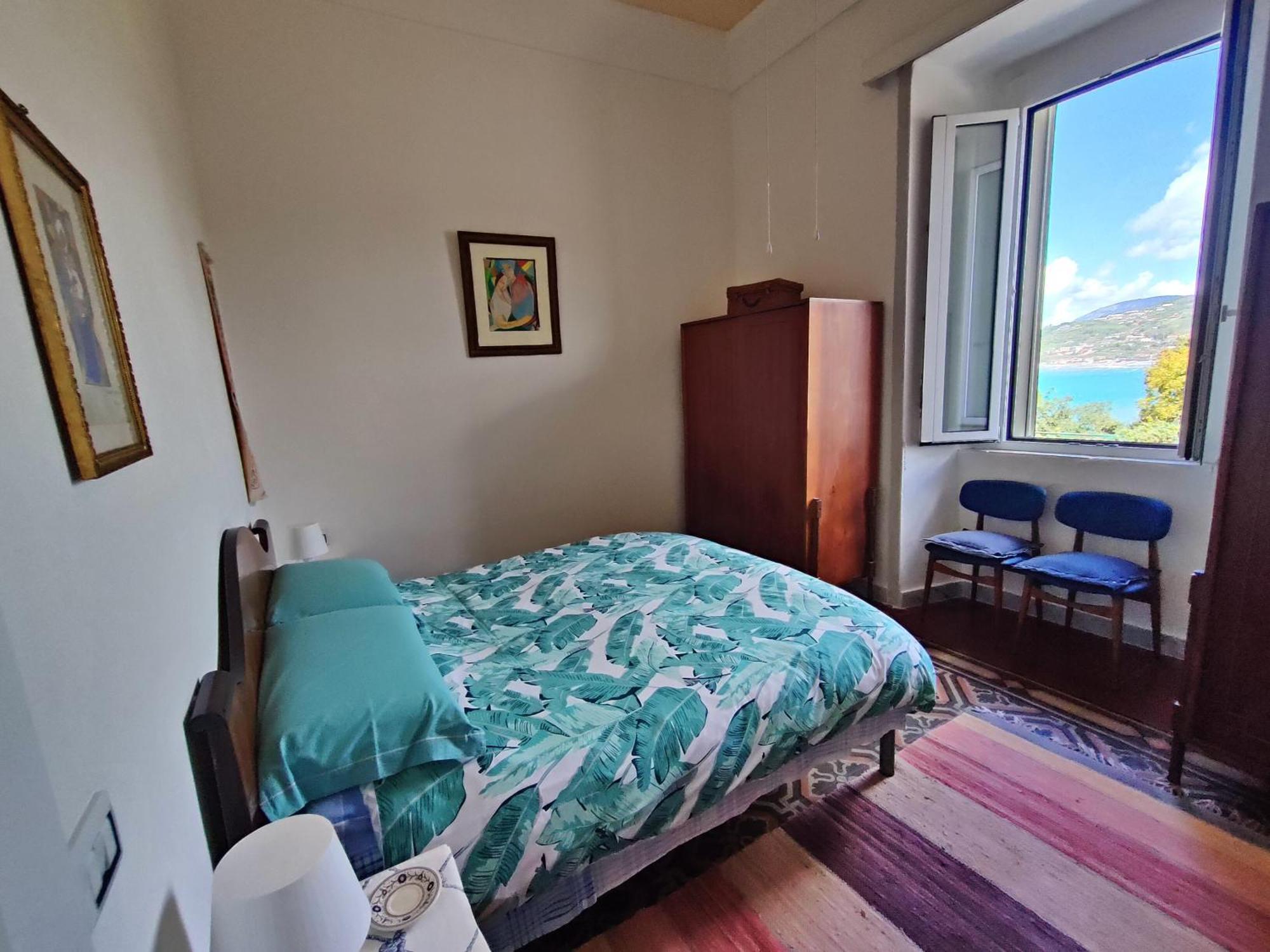 Panoramic Apartments In Villa In Center "The Beach And The Cliff" 1 Agropoli Bagian luar foto